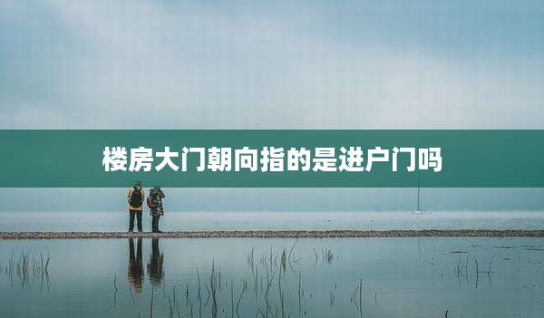 楼房大门朝向指的是进户门吗