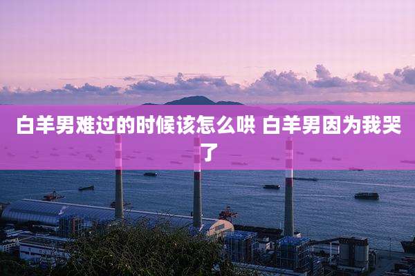白羊男难过的时候该怎么哄 白羊男因为我哭了