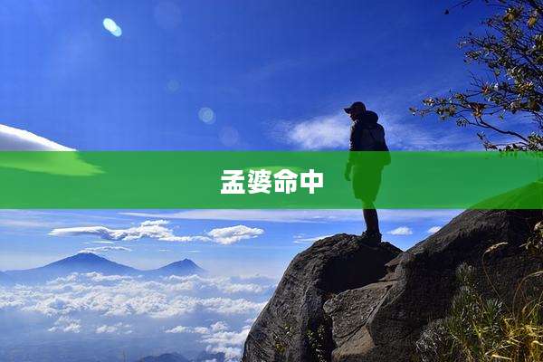 孟婆命中