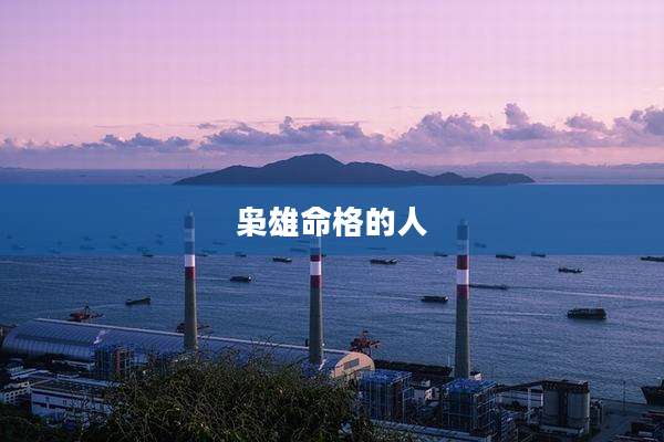 枭雄命格的人