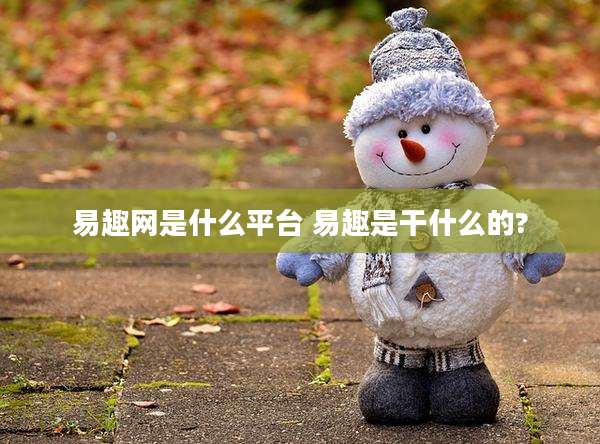 易趣网是什么平台 易趣是干什么的?