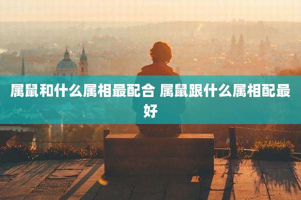属鼠和什么属相最配合 属鼠跟什么属相配最好