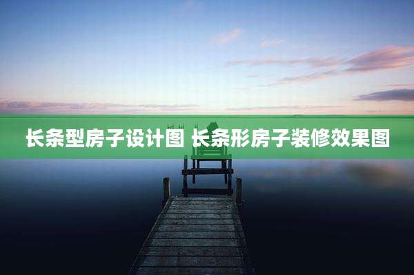 长条型房子设计图 长条形房子装修效果图