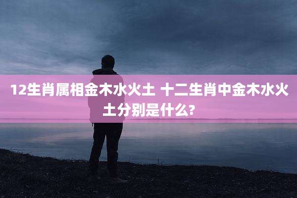 12生肖属相金木水火土 十二生肖中金木水火土分别是什么?