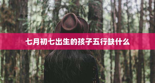 七月初七出生的孩子五行缺什么