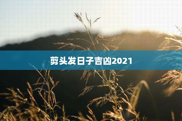 剪头发日子吉凶2021