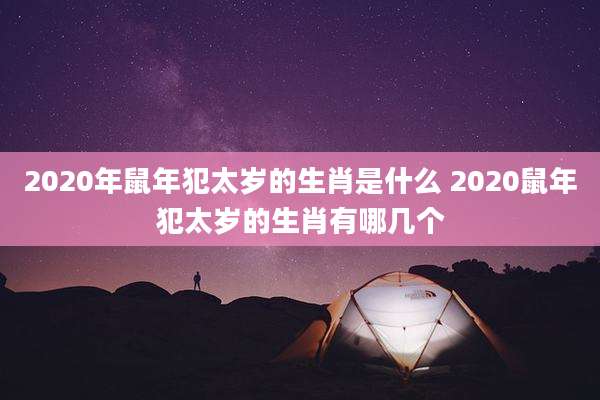 2020年鼠年犯太岁的生肖是什么 2020鼠年犯太岁的生肖有哪几个