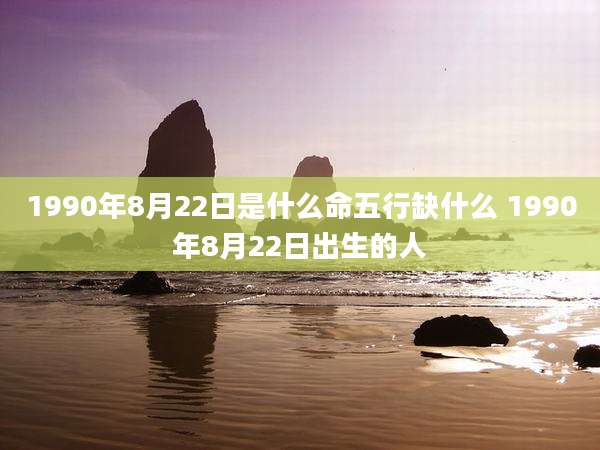 1990年8月22日是什么命五行缺什么 1990年8月22日出生的人