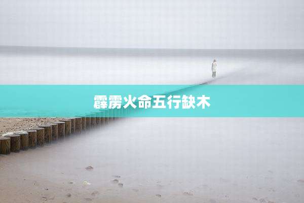 霹雳火命五行缺木