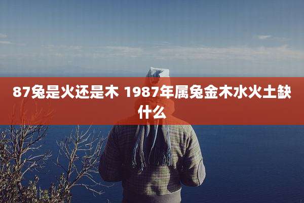 87兔是火还是木 1987年属兔金木水火土缺什么