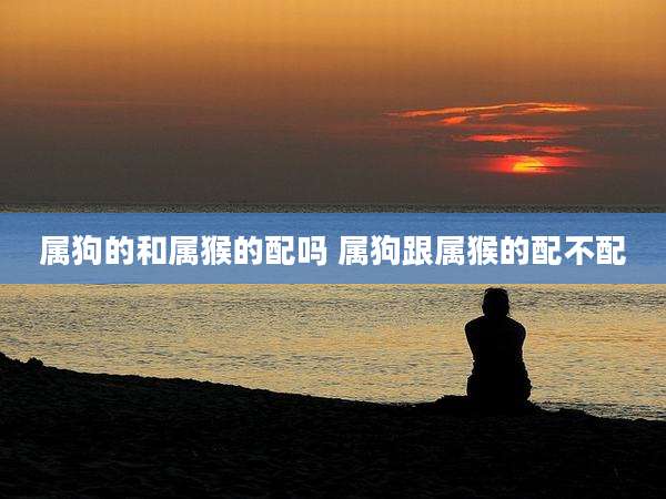 属狗的和属猴的配吗 属狗跟属猴的配不配