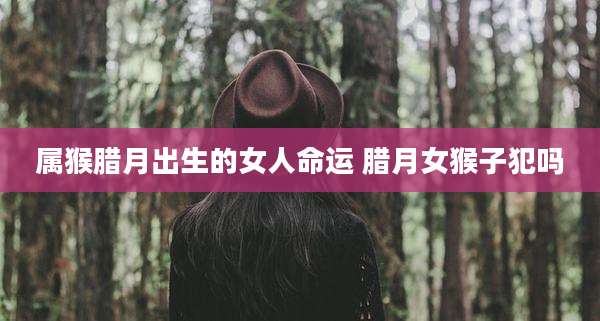 属猴腊月出生的女人命运 腊月女猴子犯吗