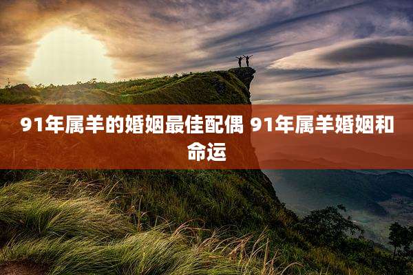 91年属羊的婚姻最佳配偶 91年属羊婚姻和命运