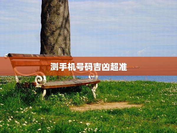 测手机号码吉凶超准