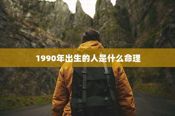 1990年出生的人是什么命理
