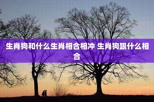 生肖狗和什么生肖相合相冲 生肖狗跟什么相合