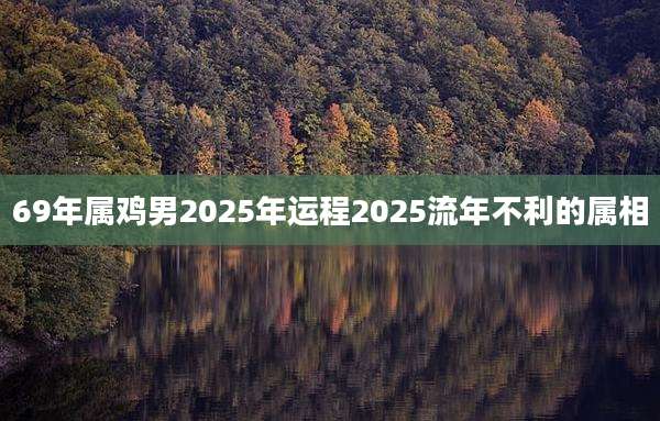 69年属鸡男2025年运程2025流年不利的属相