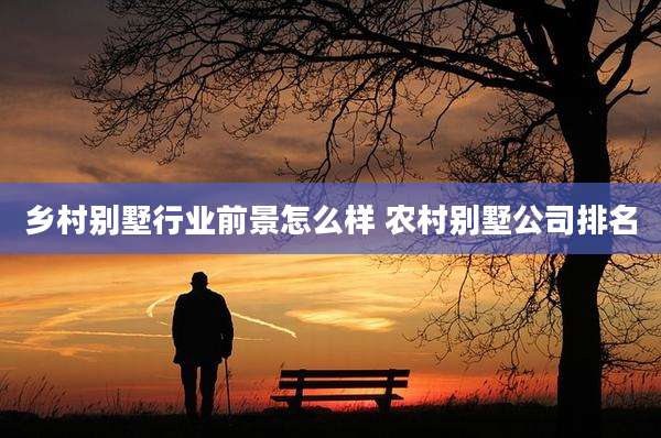 乡村别墅行业前景怎么样 农村别墅公司排名