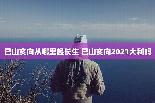 已山亥向从哪里起长生 已山亥向2021大利吗