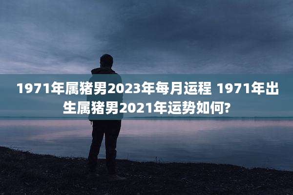 1971年属猪男2023年每月运程 1971年出生属猪男2021年运势如何?