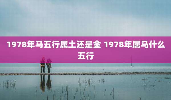 1978年马五行属土还是金 1978年属马什么五行