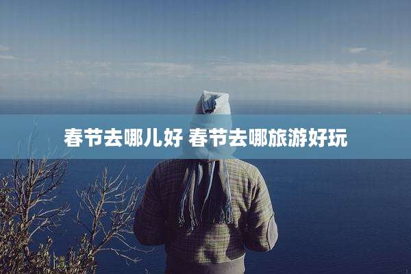 春节去哪儿好 春节去哪旅游好玩
