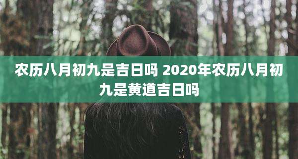农历八月初九是吉日吗 2020年农历八月初九是黄道吉日吗