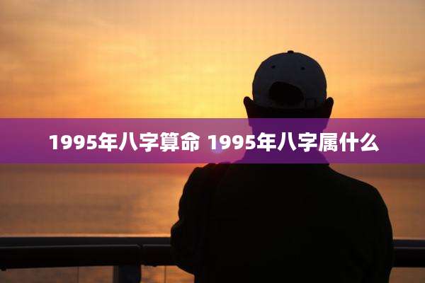 1995年八字算命 1995年八字属什么