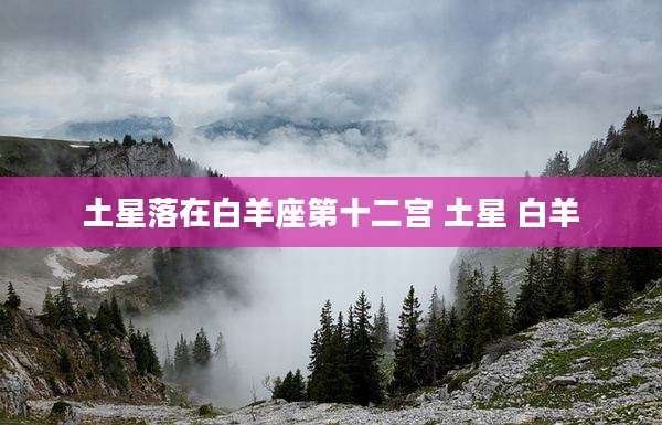 土星落在白羊座第十二宫 土星 白羊