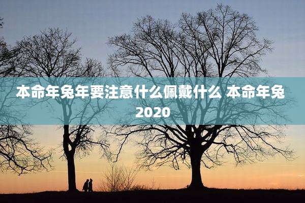 本命年兔年要注意什么佩戴什么 本命年兔 2020