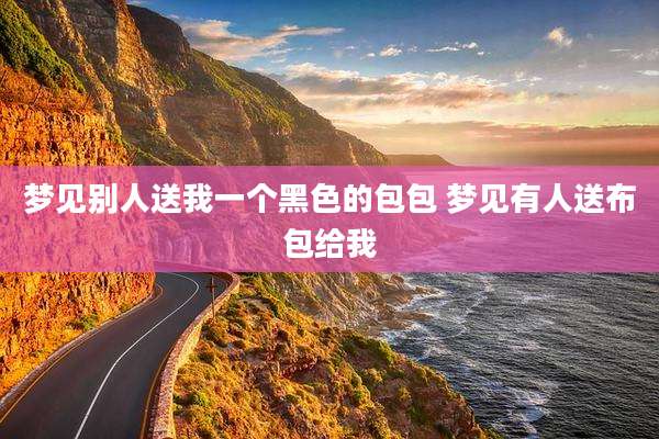梦见别人送我一个黑色的包包 梦见有人送布包给我