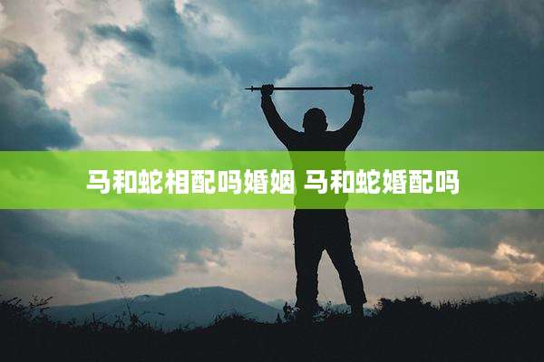马和蛇相配吗婚姻 马和蛇婚配吗