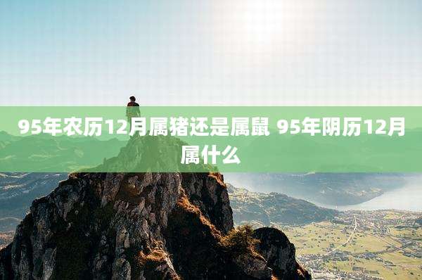95年农历12月属猪还是属鼠 95年阴历12月属什么
