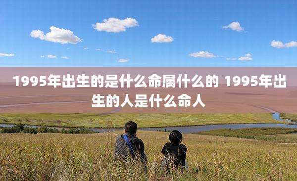 1995年出生的是什么命属什么的 1995年出生的人是什么命人