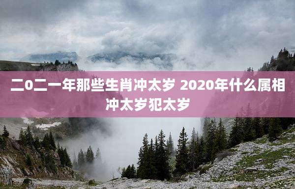 二0二一年那些生肖冲太岁 2020年什么属相冲太岁犯太岁