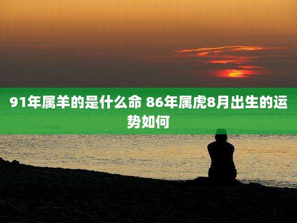 91年属羊的是什么命 86年属虎8月出生的运势如何
