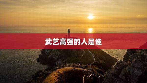 武艺高强的人是谁