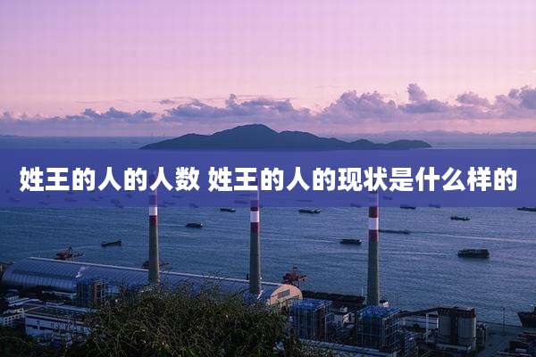 姓王的人的人数 姓王的人的现状是什么样的
