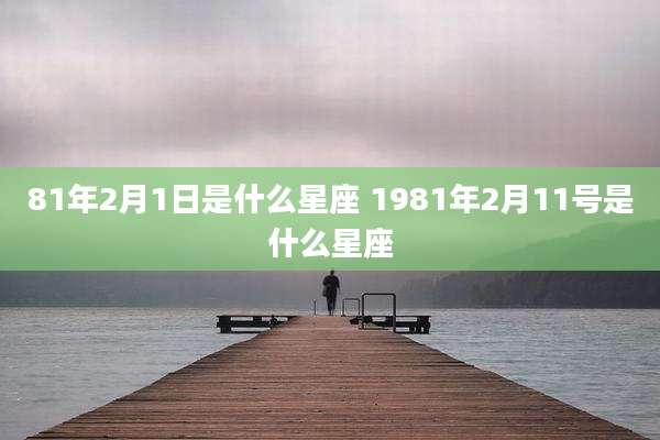 81年2月1日是什么星座 1981年2月11号是什么星座