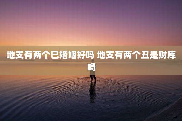 地支有两个巳婚姻好吗 地支有两个丑是财库吗