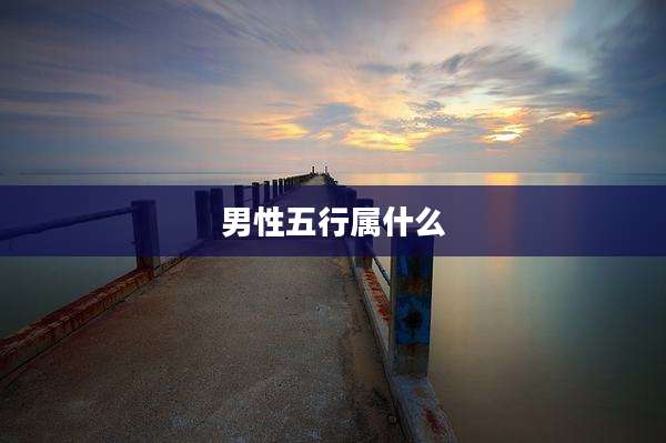 男性五行属什么