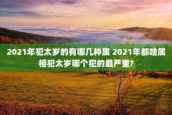 2021年犯太岁的有哪几种属 2021年都啥属相犯太岁哪个犯的最严重?