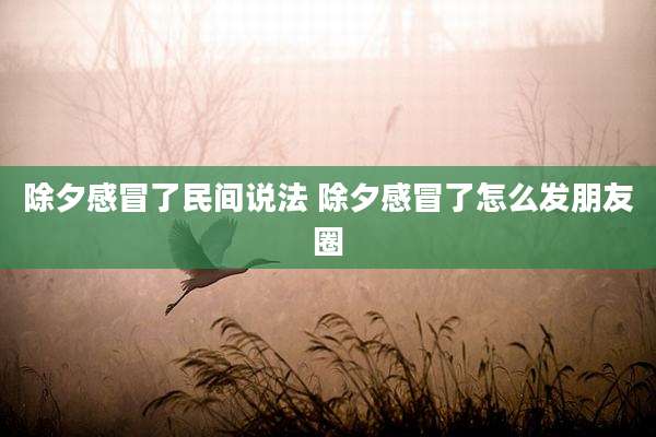 除夕感冒了民间说法 除夕感冒了怎么发朋友圈