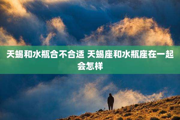 天蝎和水瓶合不合适 天蝎座和水瓶座在一起会怎样