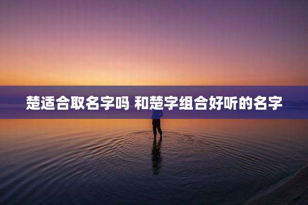 楚适合取名字吗 和楚字组合好听的名字