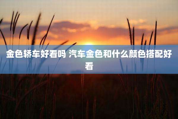 金色轿车好看吗 汽车金色和什么颜色搭配好看