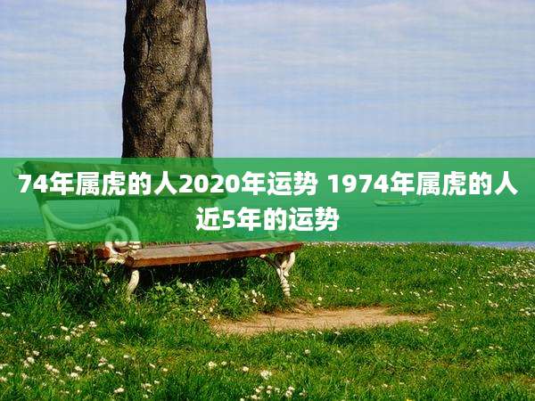 74年属虎的人2020年运势 1974年属虎的人近5年的运势