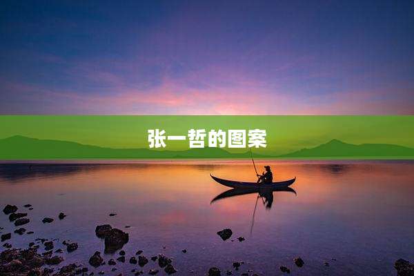 张一哲的图案