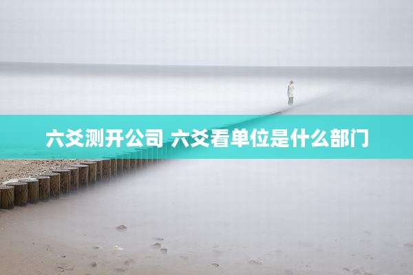 六爻测开公司 六爻看单位是什么部门