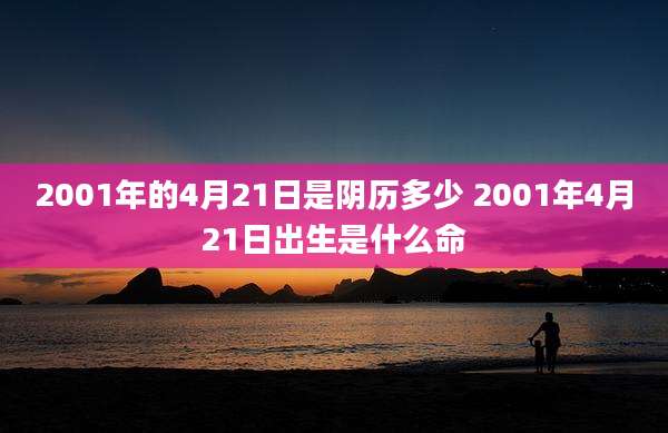 2001年的4月21日是阴历多少 2001年4月21日出生是什么命